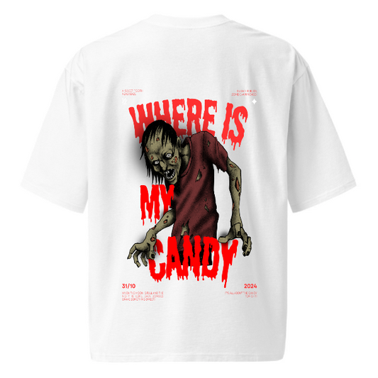 Zombie Printed Oversized Tshirt